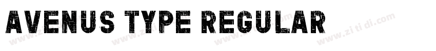Avenus Type Regular字体转换